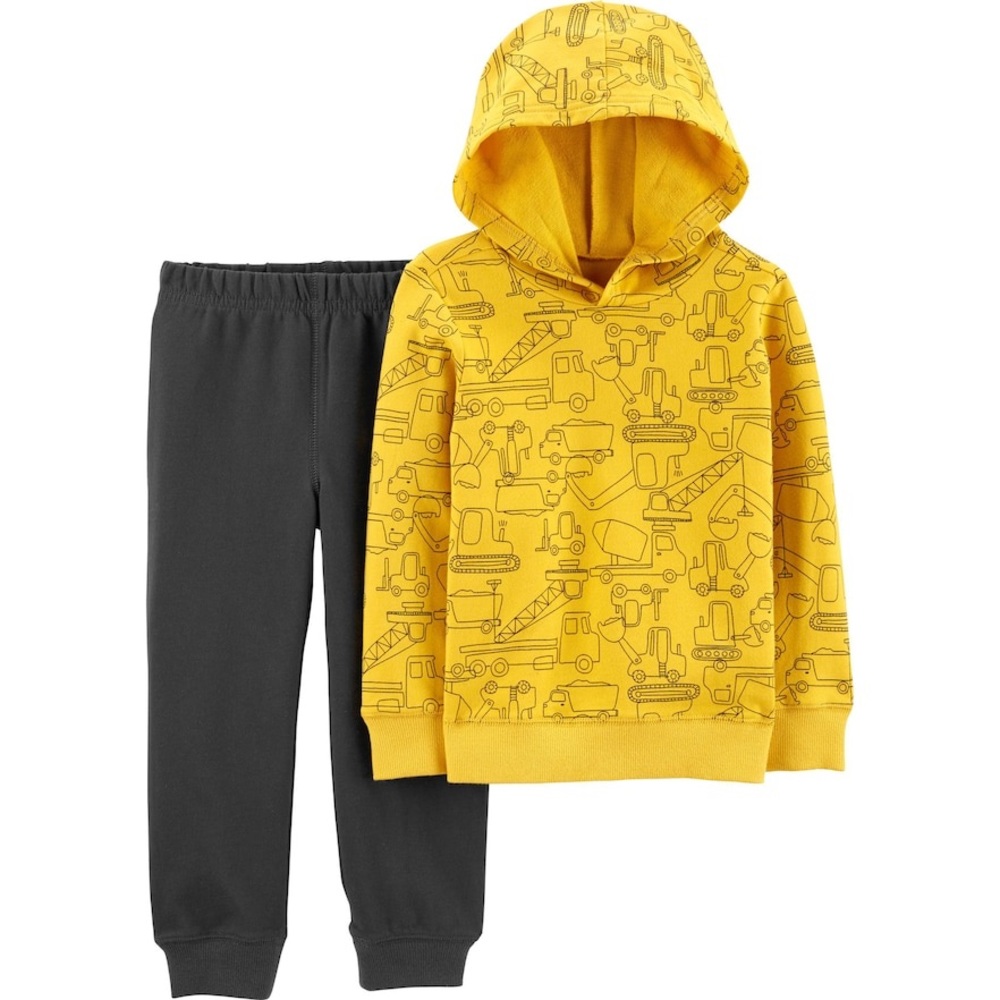 Carters Construction Hoodie & Pant Set